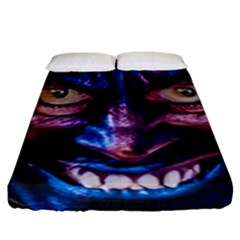 Shadow Madness (ai) Fitted Sheet (king Size) by dflcprintsclothing