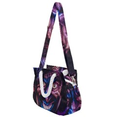 Shadow Madness (ai) Rope Handles Shoulder Strap Bag by dflcprintsclothing