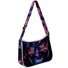 Shadow Madness (ai) Zip Up Shoulder Bag by dflcprintsclothing