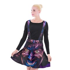 Shadow Madness (ai) Suspender Skater Skirt by dflcprintsclothing