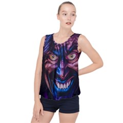 Shadow Madness (ai) Bubble Hem Chiffon Tank Top by dflcprintsclothing