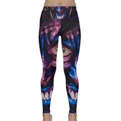 Shadow Madness (ai) Lightweight Velour Classic Yoga Leggings by dflcprintsclothing