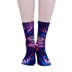 Shadow Madness (ai) Smooth Crew Length Tube Socks by dflcprintsclothing