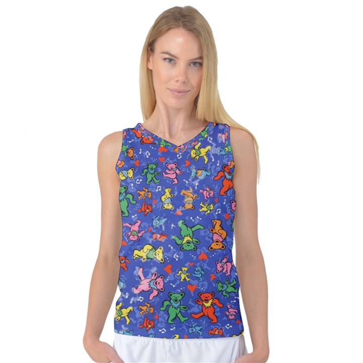 Grateful Dead Bears Women s Basketball Tank Top