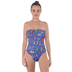 Grateful Dead Bears Tie Back One Piece Swimsuit