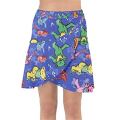 Grateful Dead Bears Wrap Front Skirt