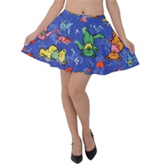 Grateful Dead Bears Velvet Skater Skirt