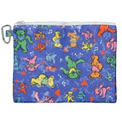 Grateful Dead Bears Canvas Cosmetic Bag (xxl)