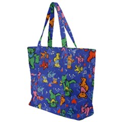 Grateful Dead Bears Zip Up Canvas Bag