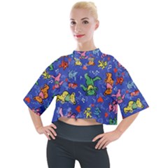 Grateful Dead Bears Mock Neck T-shirt by Perong