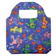 Grateful Dead Bears Premium Foldable Grocery Recycle Bag