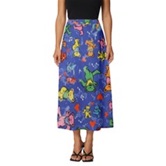 Grateful Dead Bears Classic Midi Chiffon Skirt