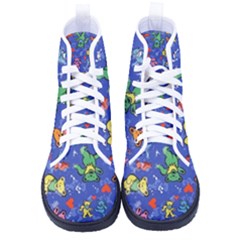 Grateful Dead Bears Men s High-top Canvas Sneakers by Perong