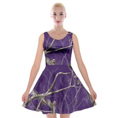 Realtree Camo Purple Pink Realtree Camo Velvet Skater Dress