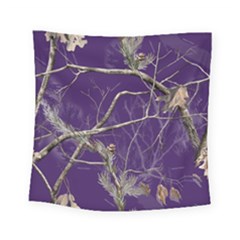 Realtree Camo Purple Pink Realtree Camo Square Tapestry (small)