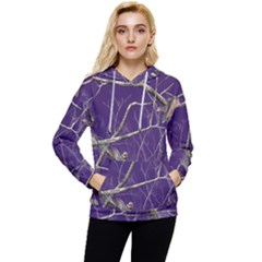 Realtree Camo Purple Pink Realtree Camo Women s Lightweight Drawstring Hoodie