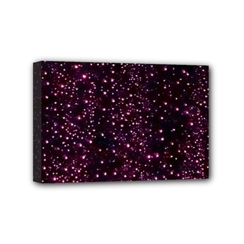 Glitter Light Lights Pastel Pattern Style Texture Mini Canvas 6  X 4  (stretched) by Perong