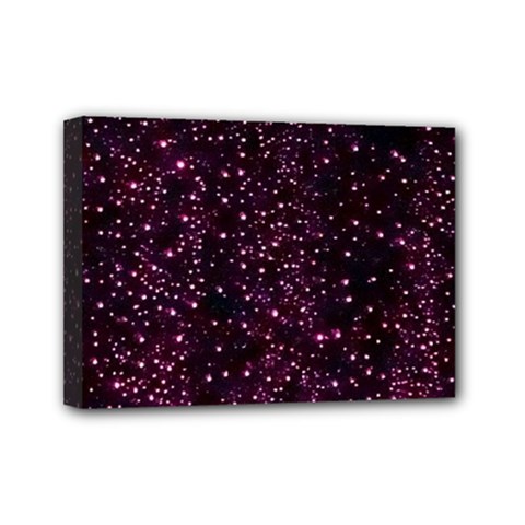 Glitter Light Lights Pastel Pattern Style Texture Mini Canvas 7  X 5  (stretched) by Perong