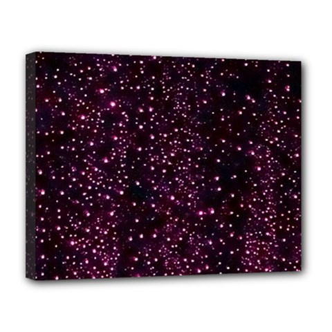 Glitter Light Lights Pastel Pattern Style Texture Canvas 14  X 11  (stretched) by Perong