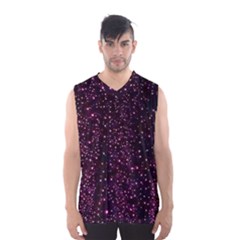 Glitter Light Lights Pastel Pattern Style Texture Men s Basketball Tank Top by Perong