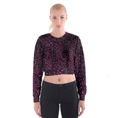 Glitter Light Lights Pastel Pattern Style Texture Cropped Sweatshirt