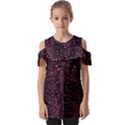 Glitter Light Lights Pastel Pattern Style Texture Fold Over Open Sleeve Top View1