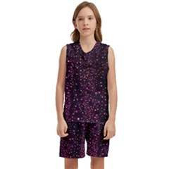 Glitter Light Lights Pastel Pattern Style Texture Kids  Basketball Mesh Set by Perong