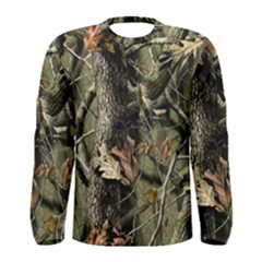 Realtree Camo Seamless Pattern Camo Hunting Men s Long Sleeve T-shirt