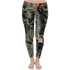 Realtree Camo Seamless Pattern Camo Hunting Classic Winter Leggings by Perong