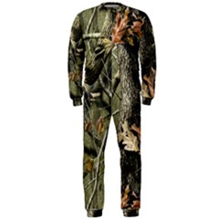 Realtree Camo Seamless Pattern Camo Hunting Onepiece Jumpsuit (men)