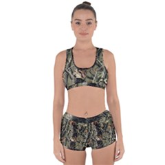 Realtree Camo Seamless Pattern Camo Hunting Racerback Boyleg Bikini Set by Perong