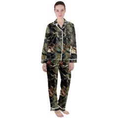 Realtree Camo Seamless Pattern Camo Hunting Women s Long Sleeve Satin Pajamas Set	 by Perong