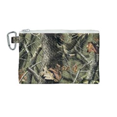 Realtree Camo Seamless Pattern Camo Hunting Canvas Cosmetic Bag (medium) by Perong