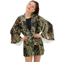 Realtree Camo Seamless Pattern Camo Hunting Long Sleeve Kimono by Perong