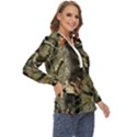 Realtree Camo Seamless Pattern Camo Hunting Zip Up Long Sleeve Blouse View3