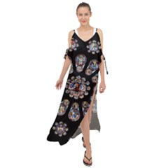 Photo Chartres Notre Dame Maxi Chiffon Cover Up Dress by Bedest