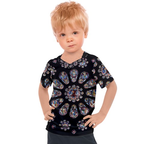 Photo Chartres Notre Dame Kids  Sports T-shirt by Bedest