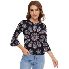 Photo Chartres Notre Dame Bell Sleeve Top