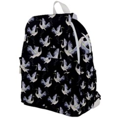 Crane Pattern Top Flap Backpack by Bedest