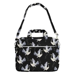 Crane Pattern Macbook Pro 15  Shoulder Laptop Bag by Bedest