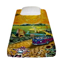 Grateful Dead Golden Road Fitted Sheet (single Size) by Bedest