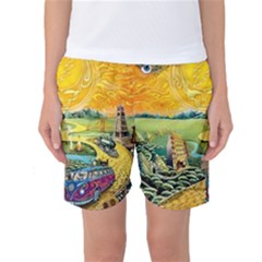 Grateful Dead Golden Road Women s Basketball Shorts by Bedest