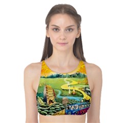 Grateful Dead Golden Road Tank Bikini Top by Bedest