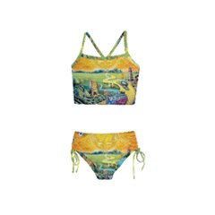 Grateful Dead Golden Road Girls  Tankini Swimsuit by Bedest