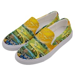 Grateful Dead Golden Road Men s Canvas Slip Ons by Bedest