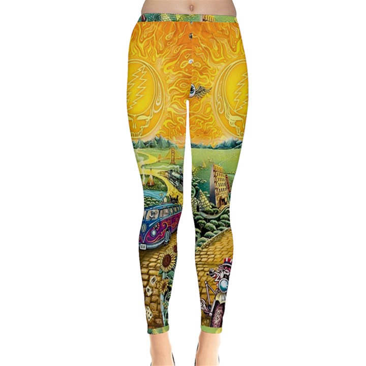 Grateful Dead Golden Road Inside Out Leggings