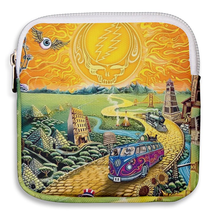 Grateful Dead Golden Road Mini Square Pouch