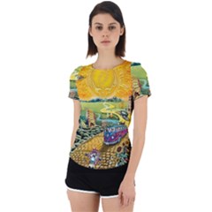 Grateful Dead Golden Road Back Cut Out Sport T-shirt by Bedest