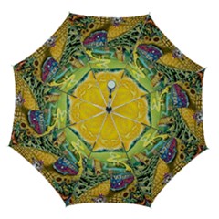 Grateful Dead Golden Road Automatic Folding Umbrella With Case (medium)