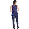 Realistic Night Sky Poster With Constellations Sleeveless Tunic View2